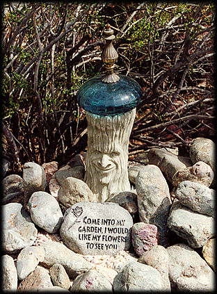 Every bend in the trail greets you with a delightful microcosm and story at Gus Brethauer's Museum and Rock Garden.