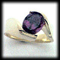 Four Peaks Amethyst Ring