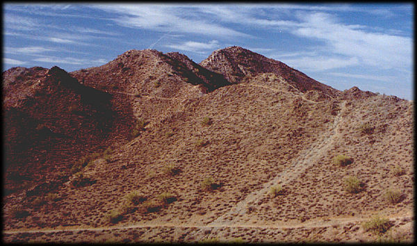 Shadow Mountain is a nice place for a short hike in Phoenix Arizona.