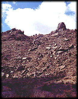 Rock pinnacles like Tom's Thumb, on the right, are favorites for climbers in the Phoenix / Scottsdale area.