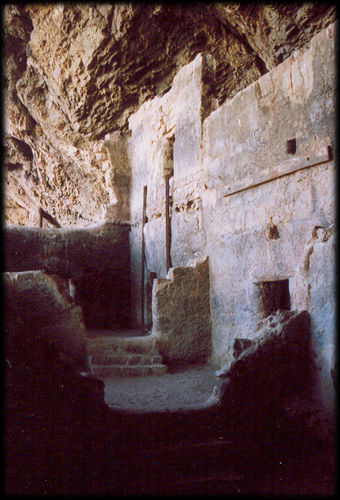 Cliff dwellings at Tonto NM, in the Superstition Mountains, near Globe, Arizona.